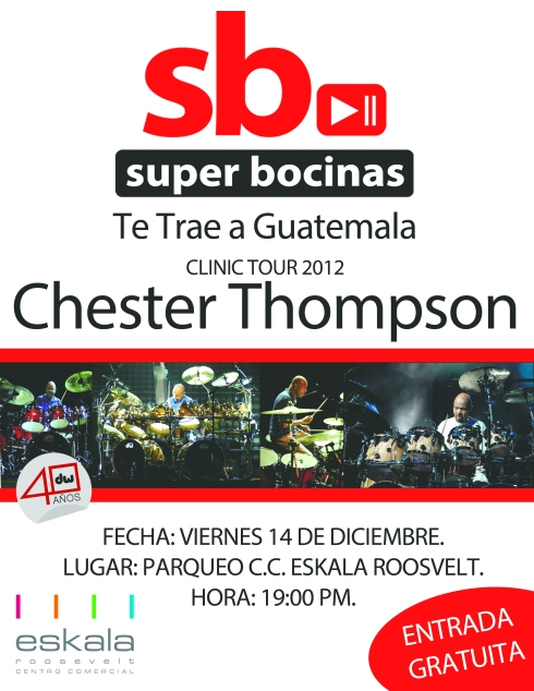 Chester Thompson CLINIC TOUR DW 2012. 
